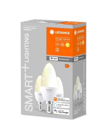 LEDVANCE - 4058075485891 - LEDVANCE Smart+ WF B40 E14 DIM BTE3 470lm