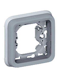 Legrand - 069681 - Support plaque étanche 1 poste Plexo composable IP55 - gris
