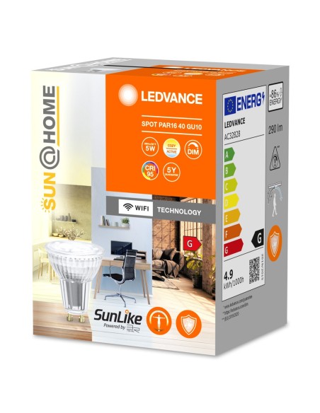 LEDVANCE - 4058075575776 - LEDVANCE Smart+ HCL WF PAR16 230V TW GU10