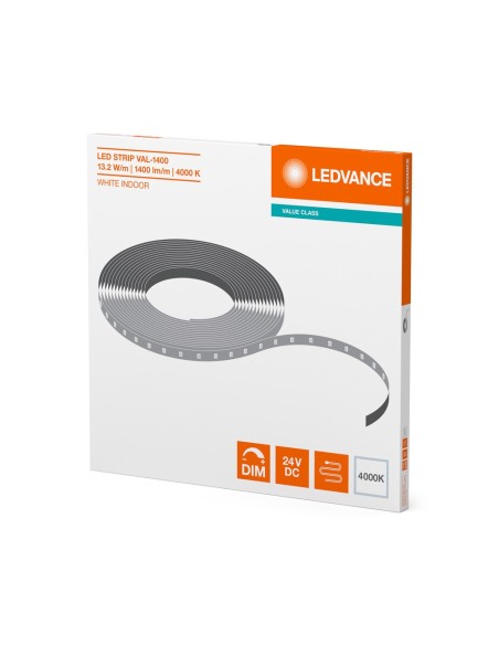 LEDVANCE - 4058075597440 - RUBAN LED VALUE 1400lm/m 4000K IRC80 Rouleau de 50 mètres