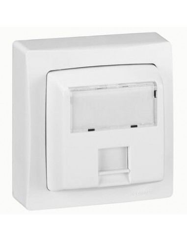 Legrand 086047 Oteo - Prise RJ45 Cat6 FTP saillie