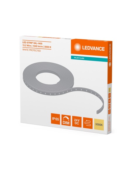 LEDVANCE - 4058075597495 - RUBAN LED VALUE PROTEGE 1400lm/m 3000K IRC80 Rouleau de 5 mètres