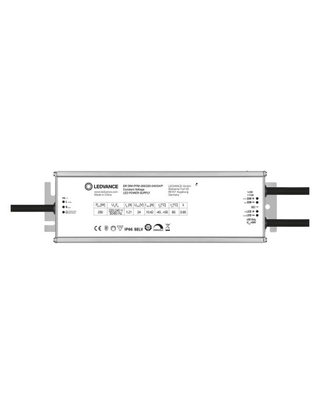 LEDVANCE - 4058075240155 - DRIVER LED PERFORMANCE TENSION CONSTANTE 24 V 250 W Gradable 1…10 V IP66 