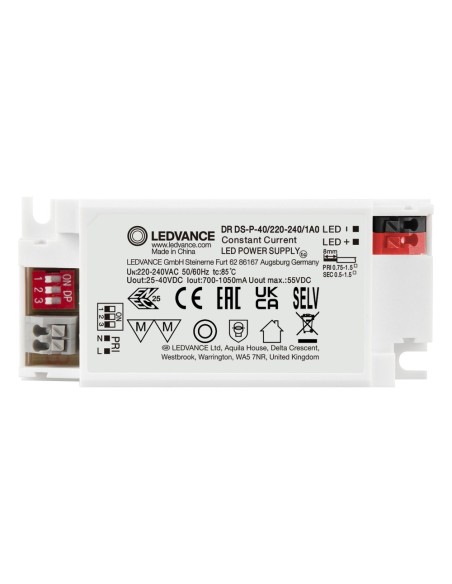 LEDVANCE - 4099854077111 - DRIVER LED PERFORMANCE COURANT CONSTANT 40W 700/750/800/850/900/950/1000/1050mA 