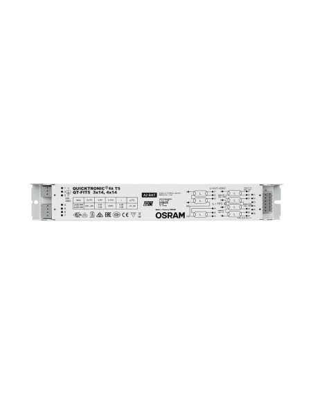 OSRAM - 4008321971210 - QT-FIT5 3X14,4X14/220-240 OSRAM Ballast électronique pour tubes T5 