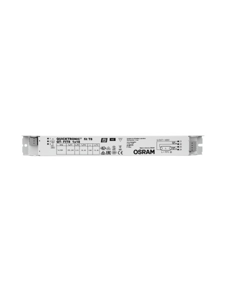 OSRAM - 4008321294180 - QT-FIT8 1X18/220-240 UNV1 OSRAM Ballast électronique pour tubes T8 