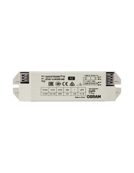 OSRAM - 4008321863263 - EZP8 1X18/220-240 OSRAM Ballast électronique pour tubes T8 