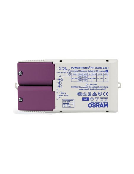 OSRAM - 4008321099488 - PTI 35/220-240 I REPIQUAGE 230V OSRAM Ballast électronique pour lampes HPD 