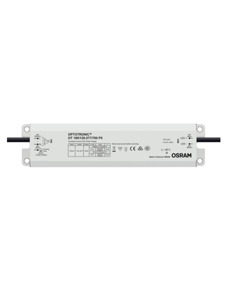 OSRAM - 4052899259027 - OT 180/120-277/700 P5 VS20 OSRAM Driver pour luminaires et modules LED 