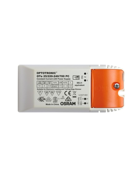 OSRAM - 4052899105386 - OTE 25/220-240/700 PC OSRAM Driver phase-cut pour luminaires et modules LED 