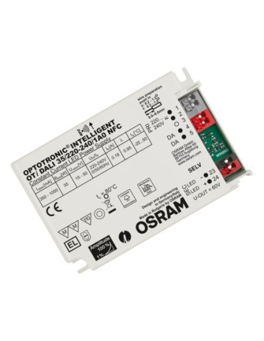 OSRAM - 4062172017923 - OTi DALI 35/220-240/1A0 LT2 NFC OSRAM Driver DALI pour luminaires et modules LED