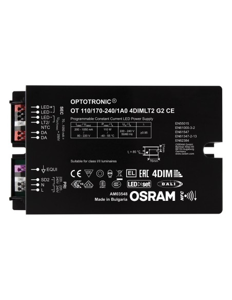 OSRAM - 4052899981959 - OT 110 170-240 800 4DIMLT2 OSRAM Driver OUTDOOR pour luminaires et modules LED 