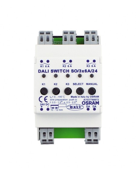 OSRAM - 4008321533364 - RELAIS DALI SO 3x6A OSRAM Convertisseurs de signal 