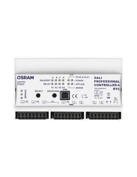 OSRAM - 4008321710871 - DALI PRO CONT-4RTC OSRAM Contrôleurs pour systèmes de gestion de l'éclairage 