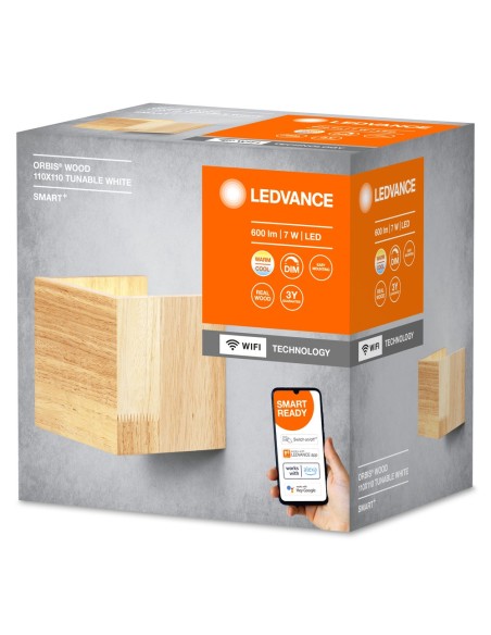 LEDVANCE - 4058075574250 - LEDVANCE Smart+ WF ORBIS WOOD  100X100TW WD