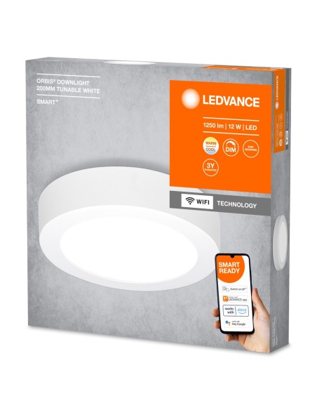 LEDVANCE - 4058075572911 - LEDVANCE Smart+ WF ORBIS DL SF RD200 TW WT 