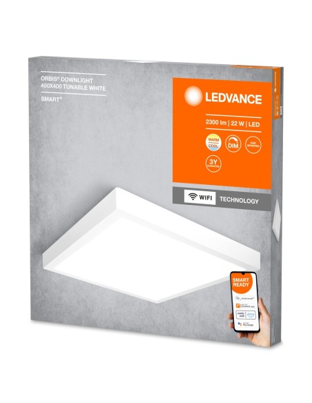 LEDVANCE - 4058075572973 - LEDVANCE Smart+ WF ORBIS DL SF 400X400TW WT