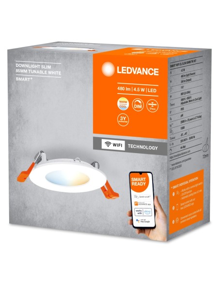 LEDVANCE - 4058075573239 - LDV Smart+ WiFi DL SLIM 85MM TW WT      