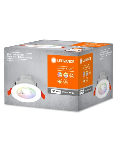 LEDVANCE - 4058075573291 - LEDVANCE Smart+ WF SP 86MM 36DEG RGBTW WT  