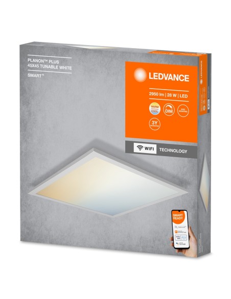 LEDVANCE - 4058075525337 - LEDVANCE Smart+ WF PLANON PLUS 45X45 TW