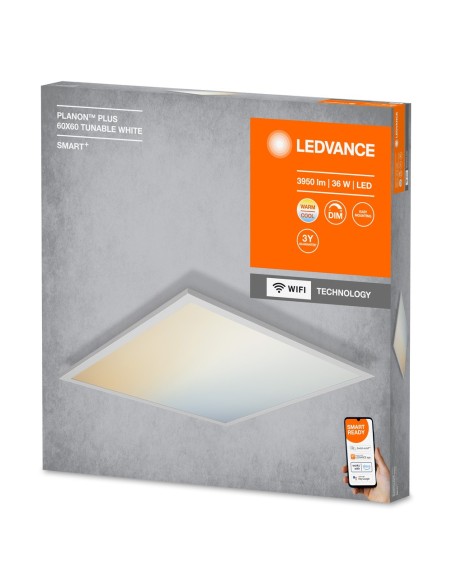 LEDVANCE - 4058075525382 - LDV Smart+ WiFi PLANON PLUS 60X60 TW