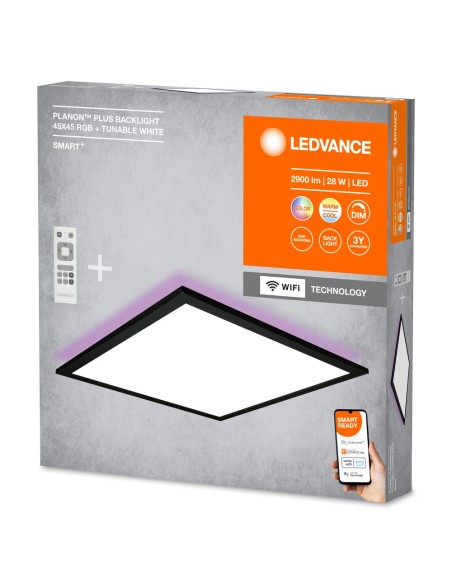 LEDVANCE - 4058075650251 - LEDVANCE Smart+ WF PLANPLUSBL45X45 REM RGBTWBK