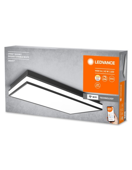 LEDVANCE - 4058075572775 - LEDVANCE Smart+ WF ORBISMAGNET 600X300TW BK