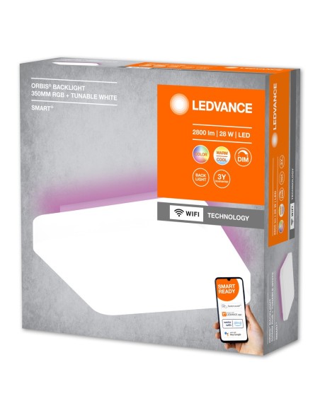 LEDVANCE - 4058075572850 - LEDVANCE Smart+ WF ORBIS SQ BL 350 RGBTW WT