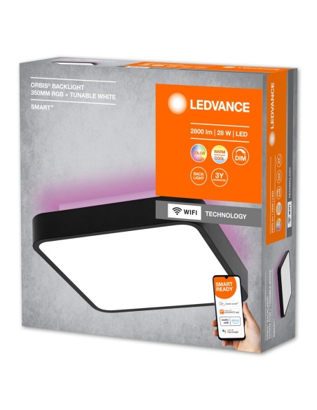 LEDVANCE - 4058075572874 - LEDVANCE Smart+ WF ORBIS SQ BL 350 RGBTW BK