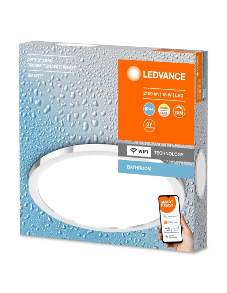 LEDVANCE - 4058075573598 - LEDVANCE Smart+ WF ORBISDISC 300RD IP44TWCR