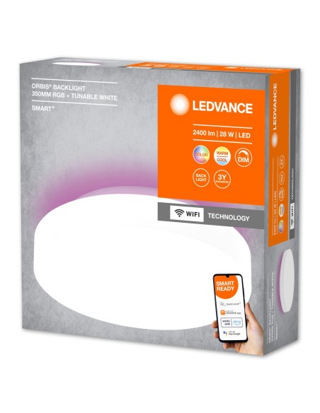 LEDVANCE - 4058075574397 - LEDVANCE Smart+ WF ORBIS RD BL 350 RGBTW WT