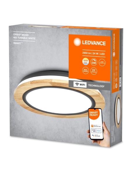 LEDVANCE - 4058075754751 - LEDVANCE Smart+ WF ORBIS WOOD 400 TW