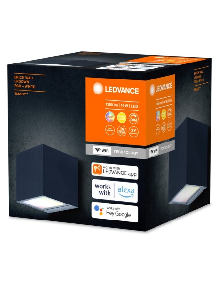 LEDVANCE - 4058075564367 - LEDVANCE Smart+ WF OUTD BRICK RGBW DG      