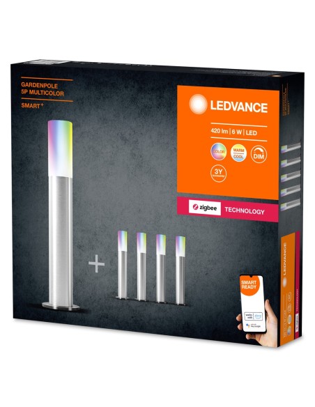 LEDVANCE - 4058075729346 - LEDVANCE Smart+ ZB GARDENPOLE RGBW 420lm