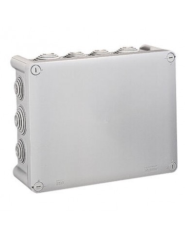 Legrand 092062 - Boîte de dérivation rectangulaire Plexo IP55 IK07 - 220 × 170 × 86 mm - gris
