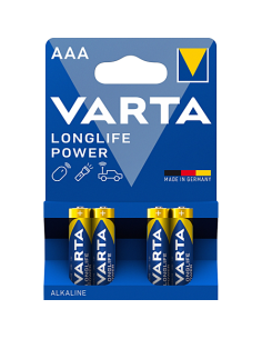 Varta - piles LR03/AAA Blister x 4 lot de 4