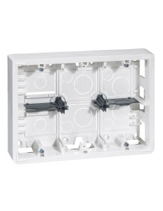 Legrand - 080276 - Cadre saillie prof. 46mm Mosaic pour 2x6. 2x8 ou 2x3x2 modules et sup