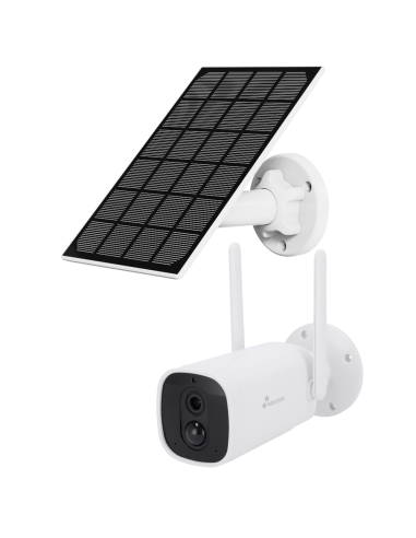 Brico Elect - NVS-06BATSOLAR - Caméra Smart Nivian 1080p + Panneau solaire