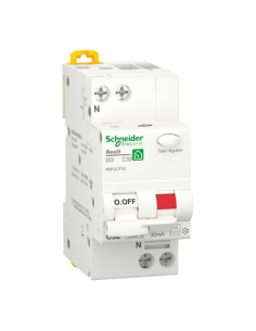 Schneider - R9PDCF32 - Resi9 - disjoncteur différentiel - 1P+N - 32A - 30mA - courbe C - type Fsi