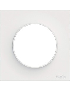 Lot de 20 plaques Odace Styl blanches 1 poste | S520702x20
