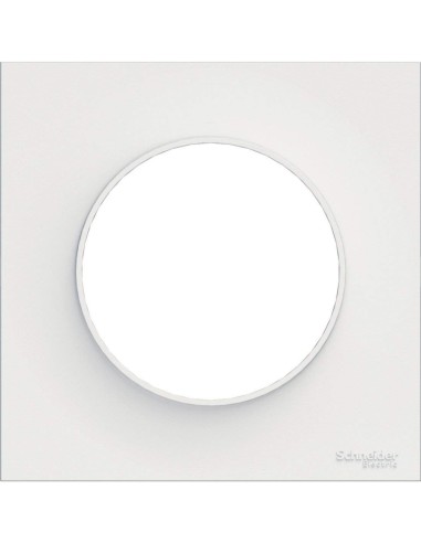Lot de 20 plaques Odace Styl blanches 1 poste | S520702x20