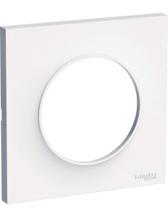 Lot de 20 plaques Odace Styl blanches 1 poste | S520702x20 2