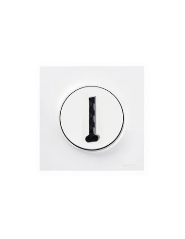 Prise Téléphone Odace Styl Blanc – Schneider CS1017