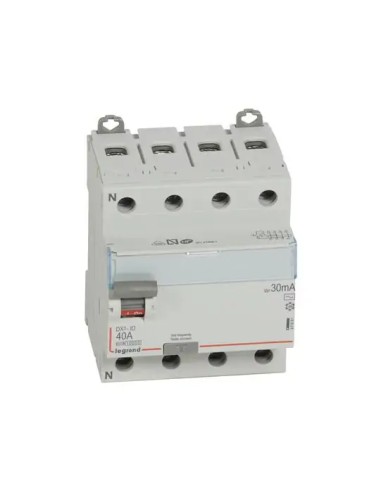 Legrand 411661 – Interrupteur différentiel DX³-ID 4P 40A 30mA