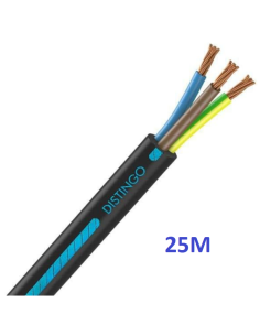 Couronne de 25m - U-1000 R2V 3G6 Rigide Électrique Câble.