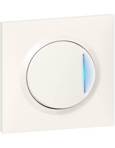 LEGRAND - 90319221 - bouton poussoir - lumineux - complet - blanc - legrand dooxie