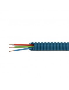 PM FLEX - F1U15BRT - gaine préfilée 3x1,5 bleu-rouge-vert-jaune H07V-U