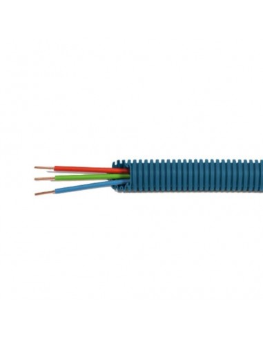 PM FLEX - F1U15BRT - gaine préfilée 3x1,5 bleu-rouge-vert-jaune H07V-U