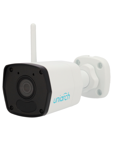 Uniarch - UV-UHO-B1R-M2F3 - Caméra IP 2 Mégapixel WiFi, Objectif 2.8 mm IR LEDs Portée 30 m Wifi IEEE802.11b/g/n