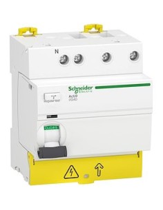 Schneider - A9R67740 - Acti9 iIG40 - Inter. diff tête de groupe - 3P+N - 40A - 30mA - Type AC